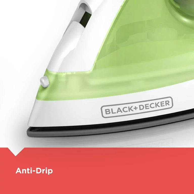 Plancha de hierro a vapor para ropa. Black + Decker