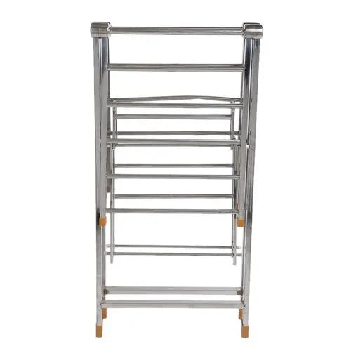 Rack/Stand para secar ropa, plegable, de metal.