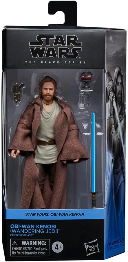 Figura coleccionable de OBI-Wan Kenobi (Wandering Jedi) STAR WARS Black Series. Sin Caja