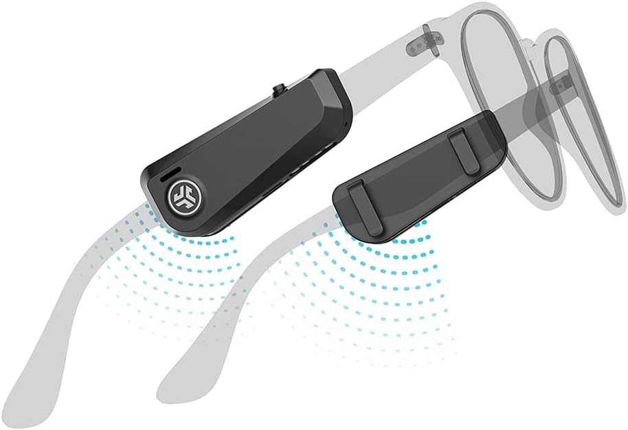Audifonos para anteojos/Audio inalámbrico de oído abierto para gafas. JLab JBuds Frames
