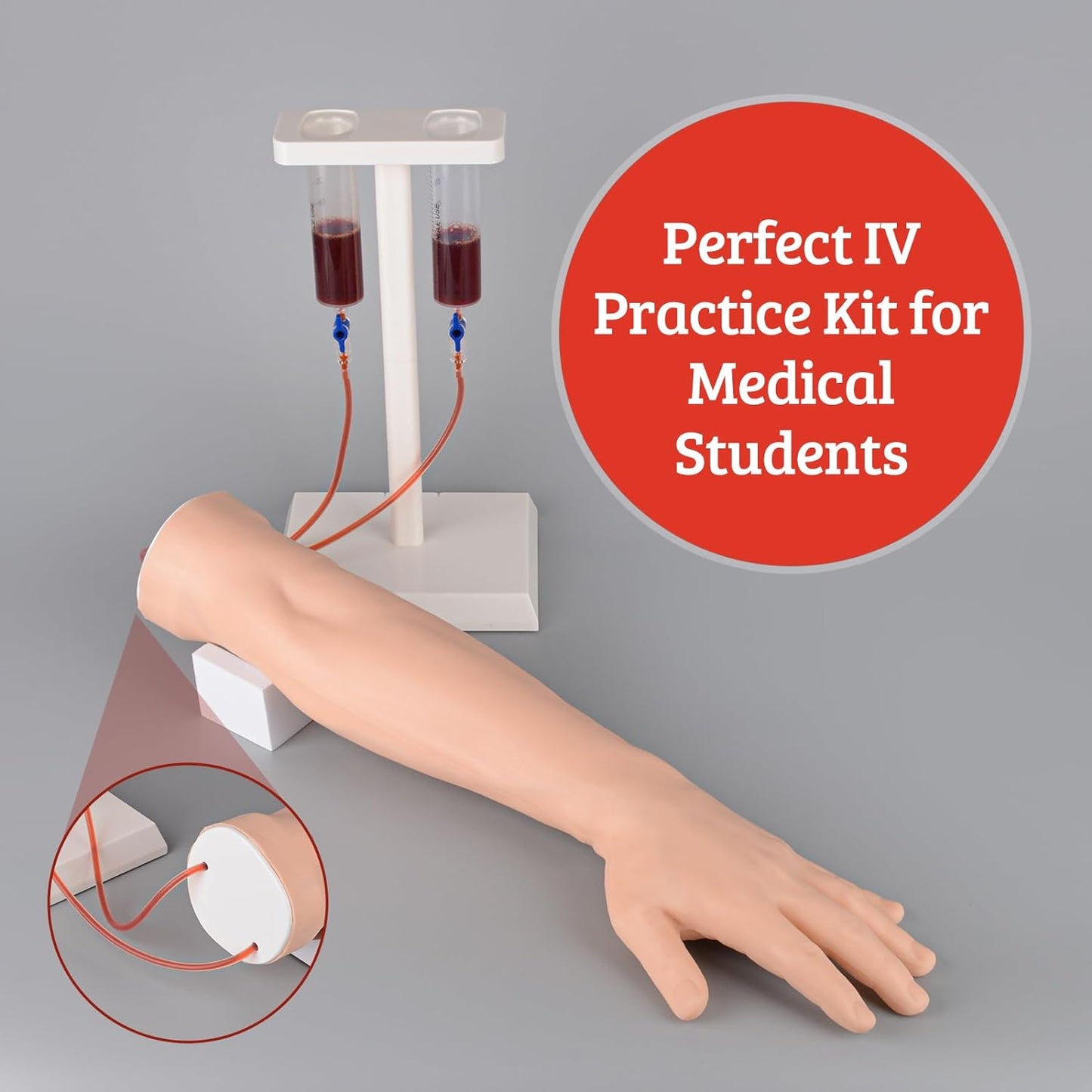 Kit de práctica de flebotomía para estudiantes de medicina.  SimCoach