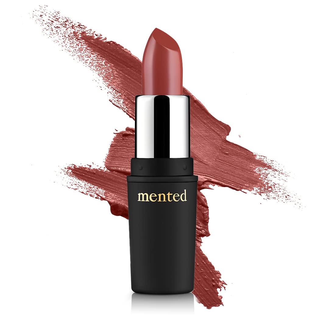 Mented Cosméticos | Lápiz labial semimate-Colores: Brown bare-Brand mude-Foxy brown-dope taupe-mented 05