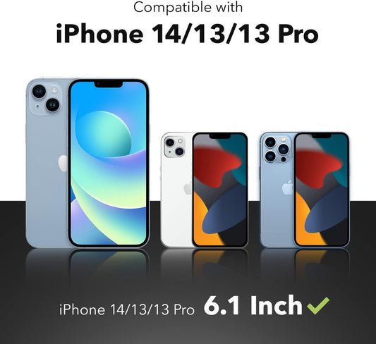 Protector de pantalla con filtro de privacidad para iPhone 14/13/13 Pro0 ZAGG InvisibleShield Glass Elite Privacy