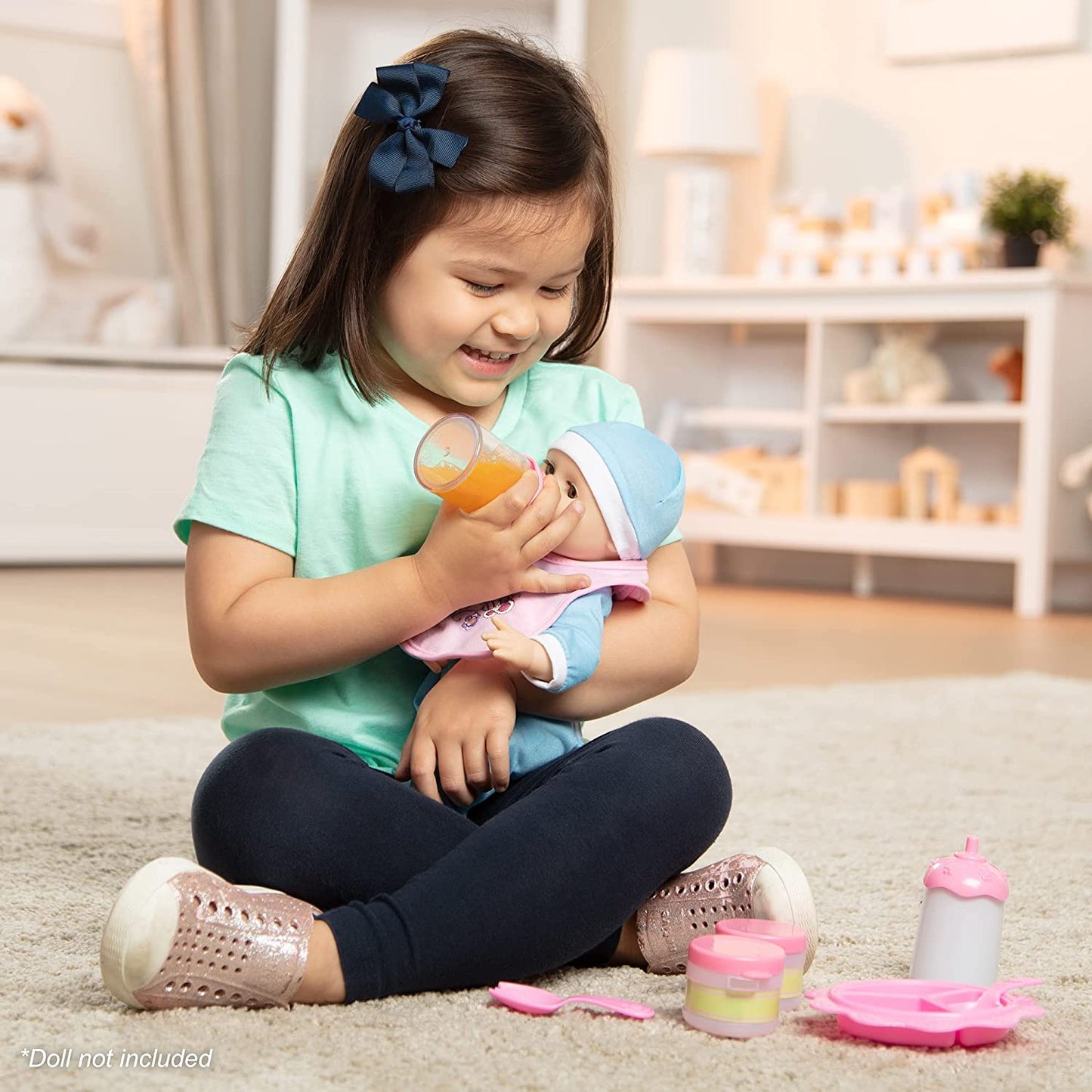 Juego de accesorios de comida para muñecas. Melissa & Doug.