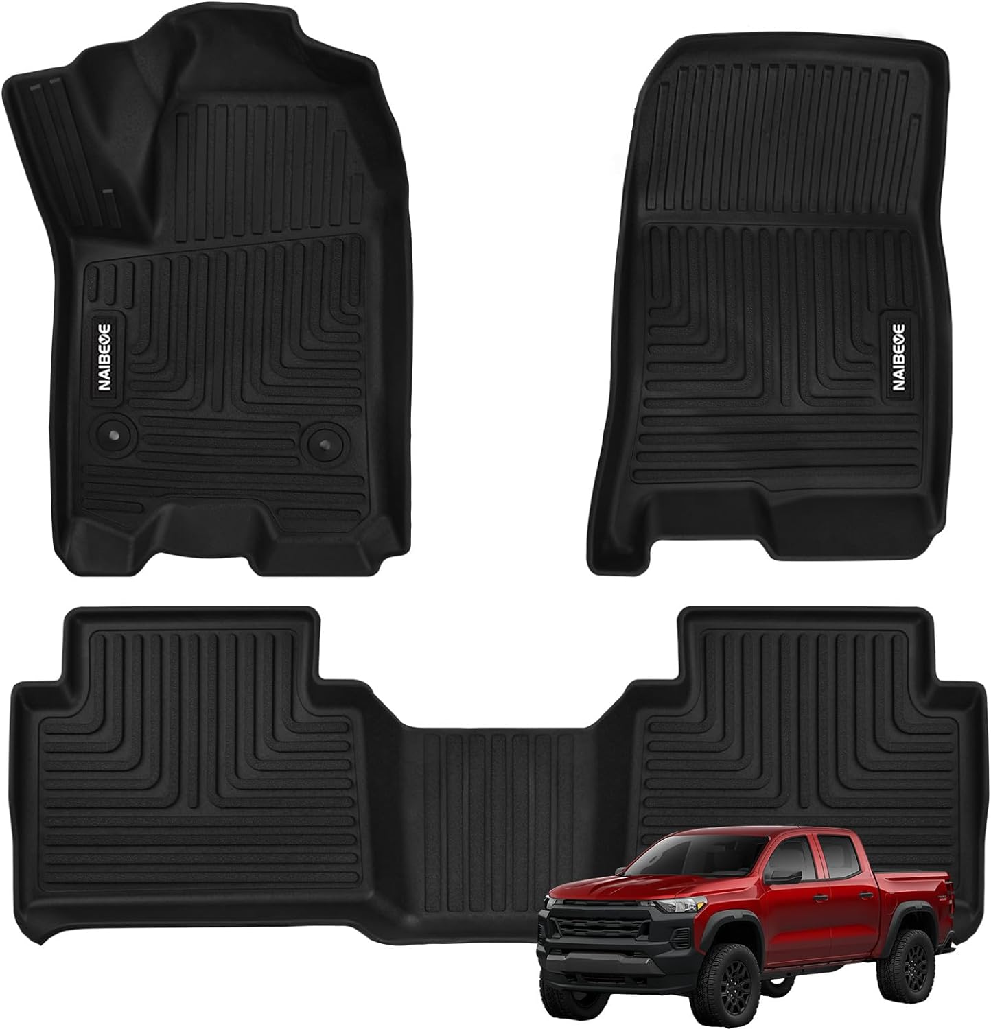 Alfombras de carro para Chevrolet Chevy Colorado/GMC Canyon 2023 2024. Naibeve