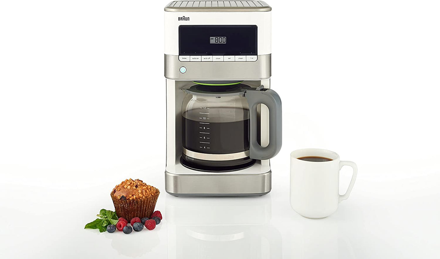 Cafetera/Coffee maker programable con filtro permante.  Braun BrewSense. Marca alemana.