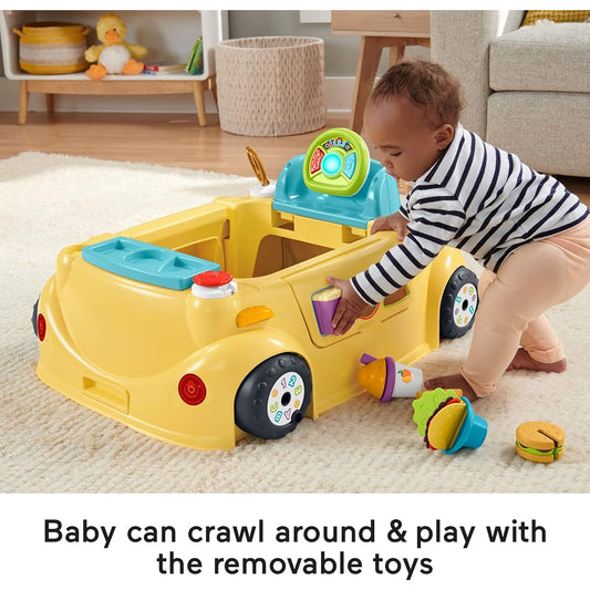 Jumper/Brinca Brinca 2 en 1 para bebes con forma de carro, luces y musica. Fisher-Price