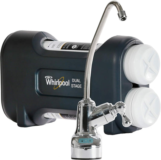 Sistema de filtración de agua con grifo. Whirlpool WHADUS5