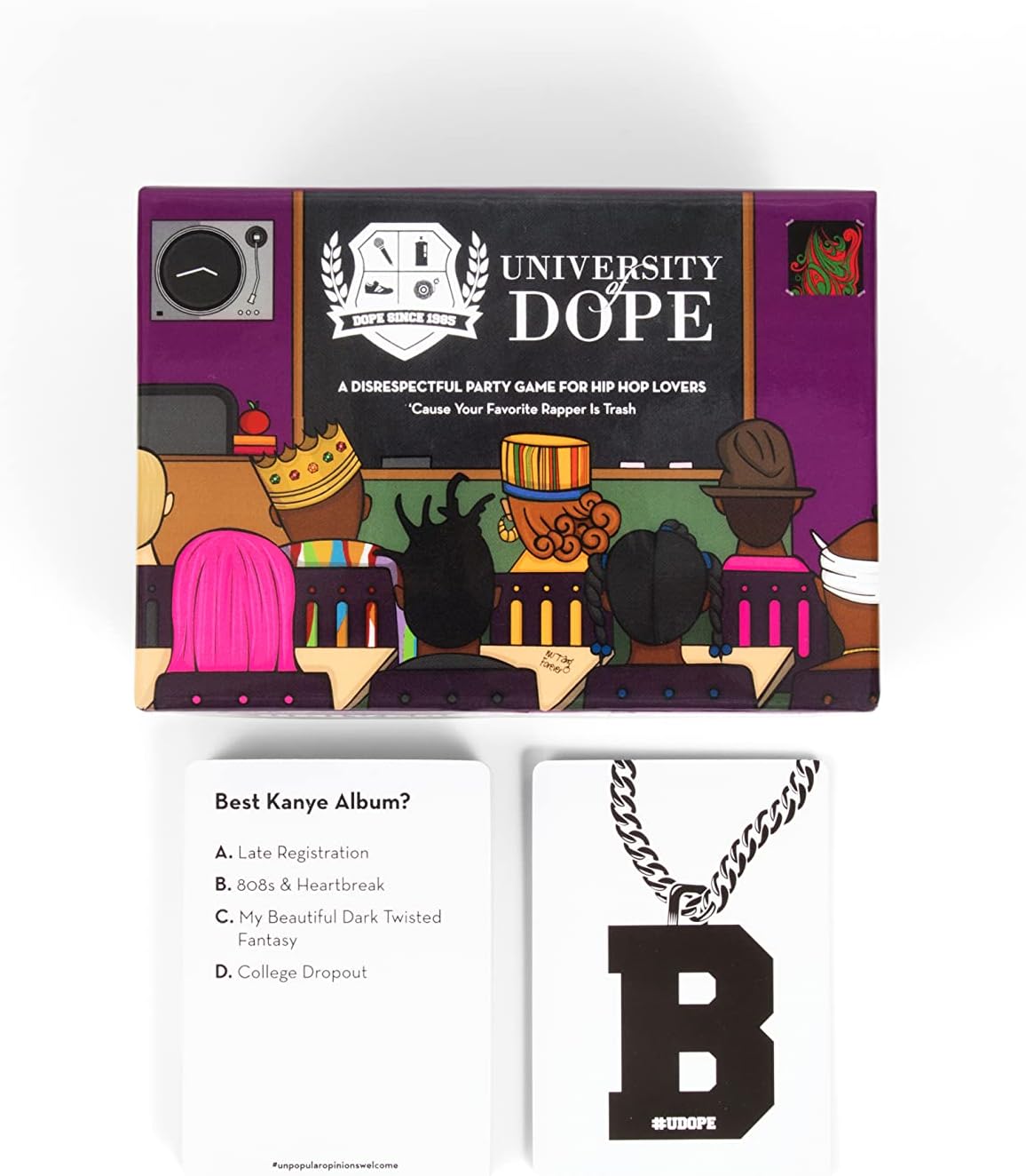 University of Dope  - Un juego de fiesta irrespetuoso para los amantes del hip hop.