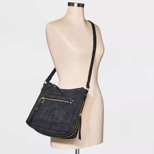 Bolso negro con varios compartimientos- Vr NYC