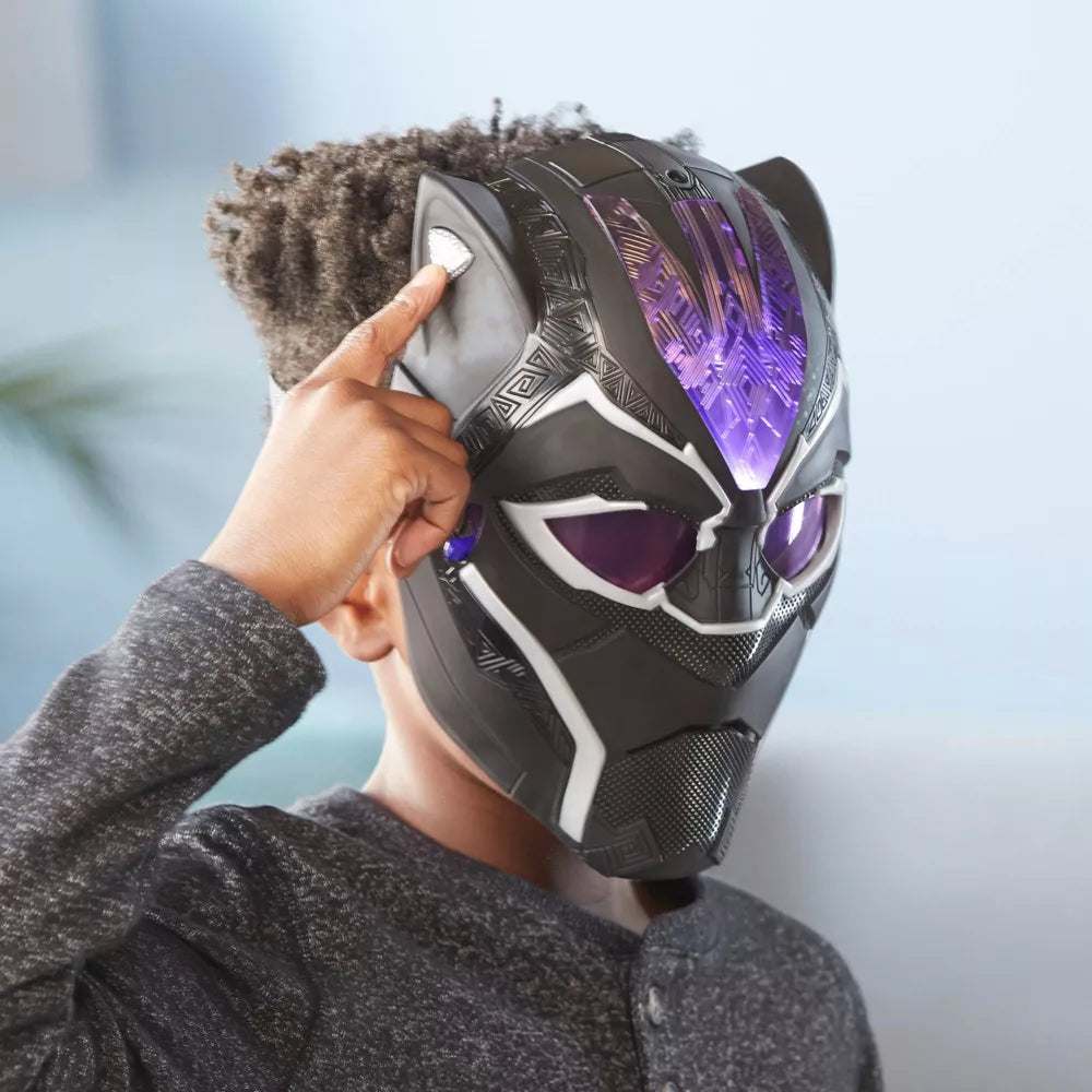 Mascara de Black Panther para niños con iluminación