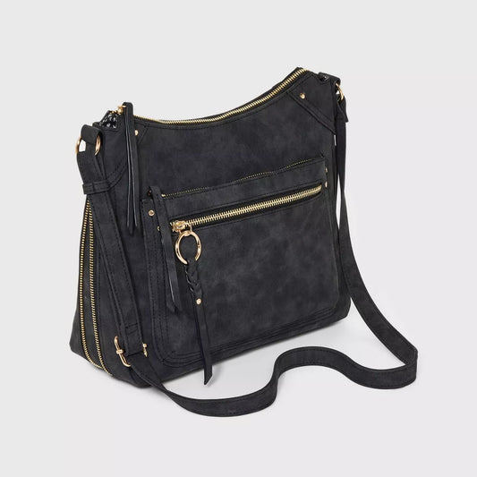 Bolso negro con varios compartimientos- Vr NYC