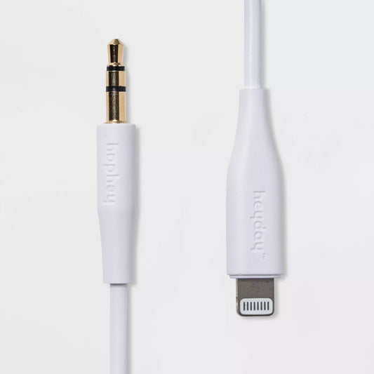 Cable de lightning a 3.5 (aux) para Iphone/Ipad. Heyday