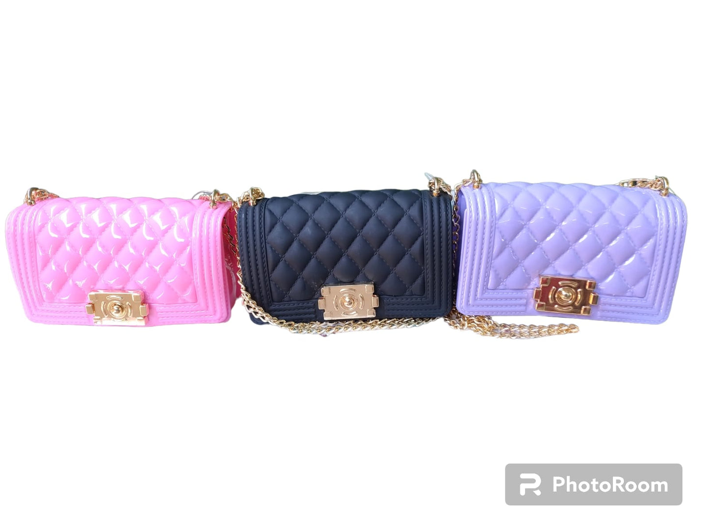 Cartera de mano , disponible en negro, morado y rosado -Marca Sweet temptantion