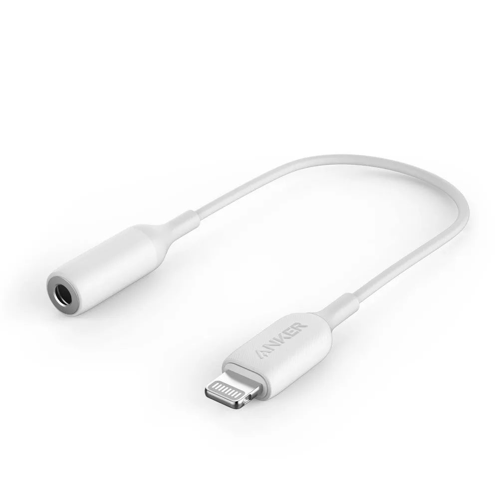 Adaptador de Audio para audifonos de cable 3.5mm para iPhone - Anker