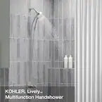 Ducha de mano magnetica de lujo con 4 modos. Kolher