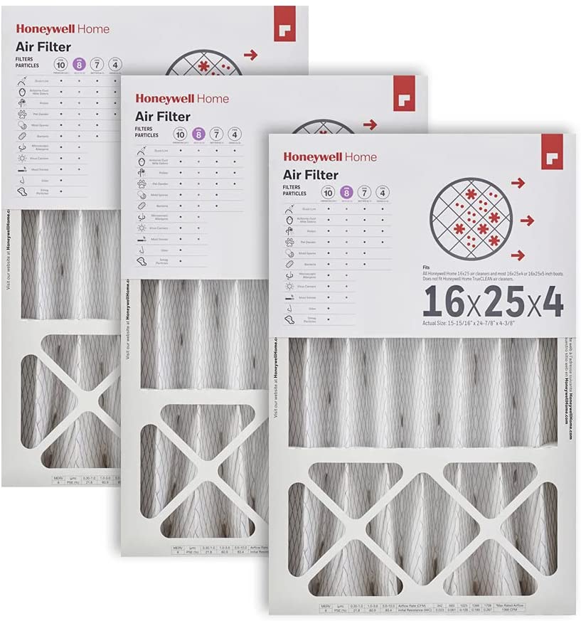 Filtro de aire Honeywell Home MERV 8  16x25x4