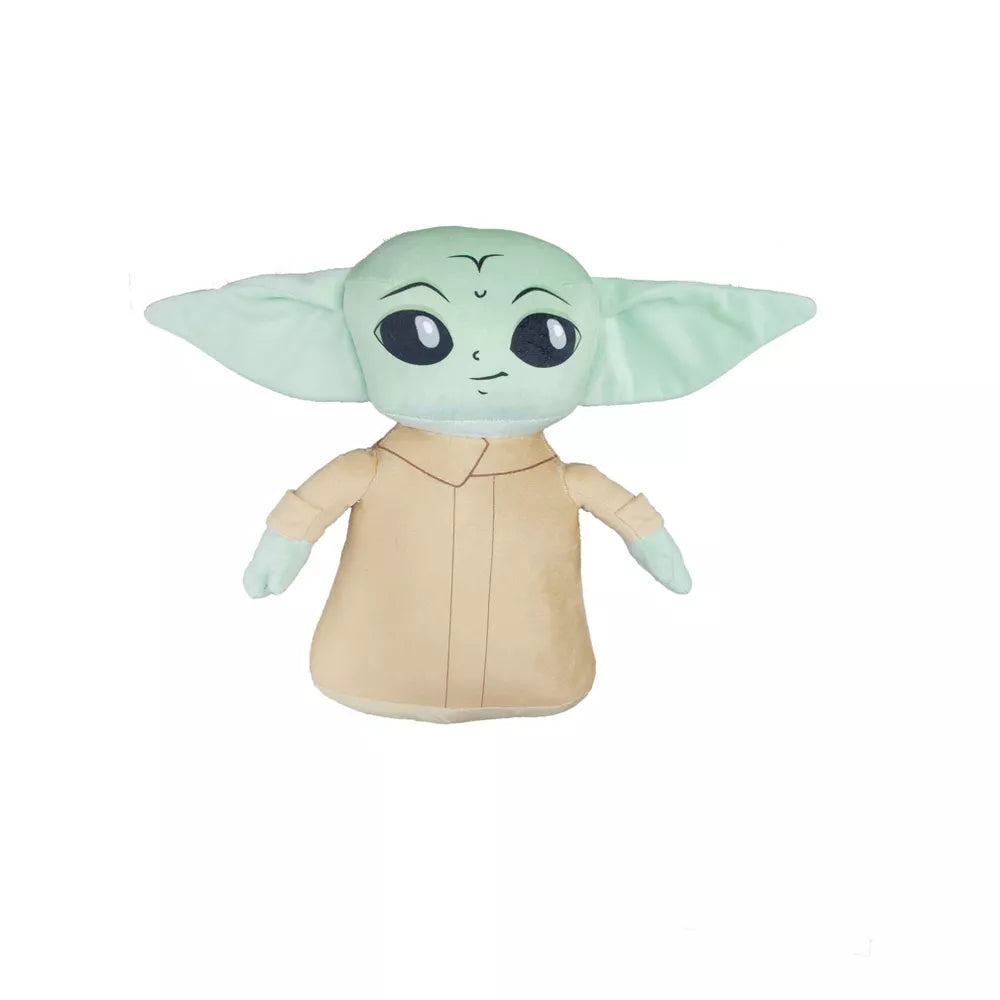 Peluche/almohada de Baby Yoda con cobija. Staw Wars Mandalorian.