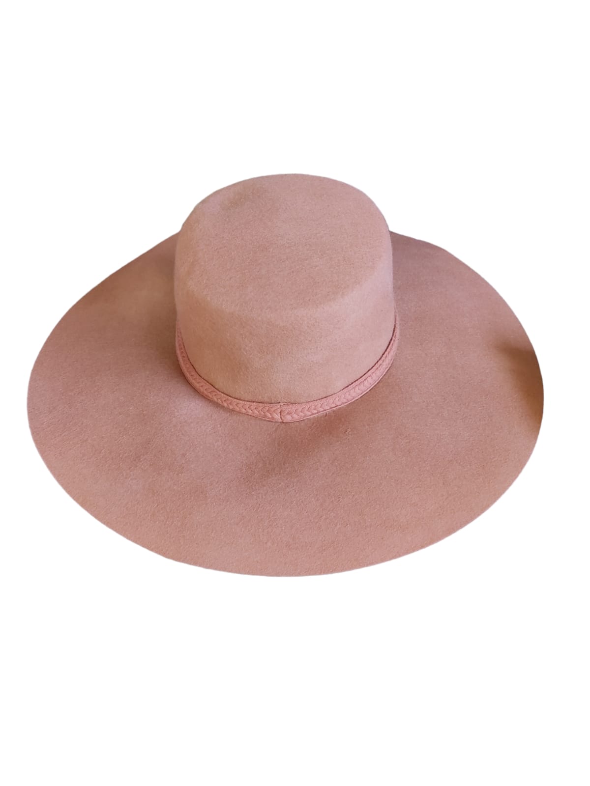 Sombrero de lana para mujer (negro y café)